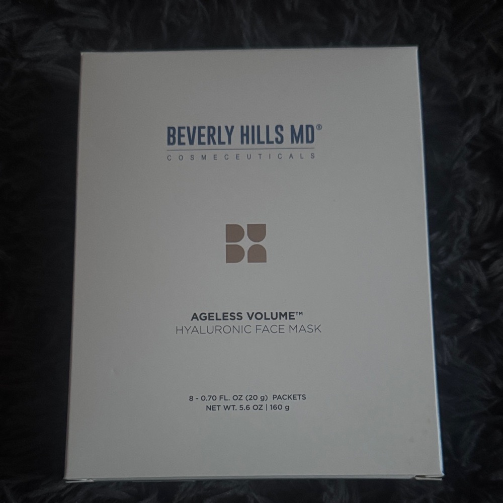 Beverly Hills MD Ageless Volume Hyaluronic Face Mask - White